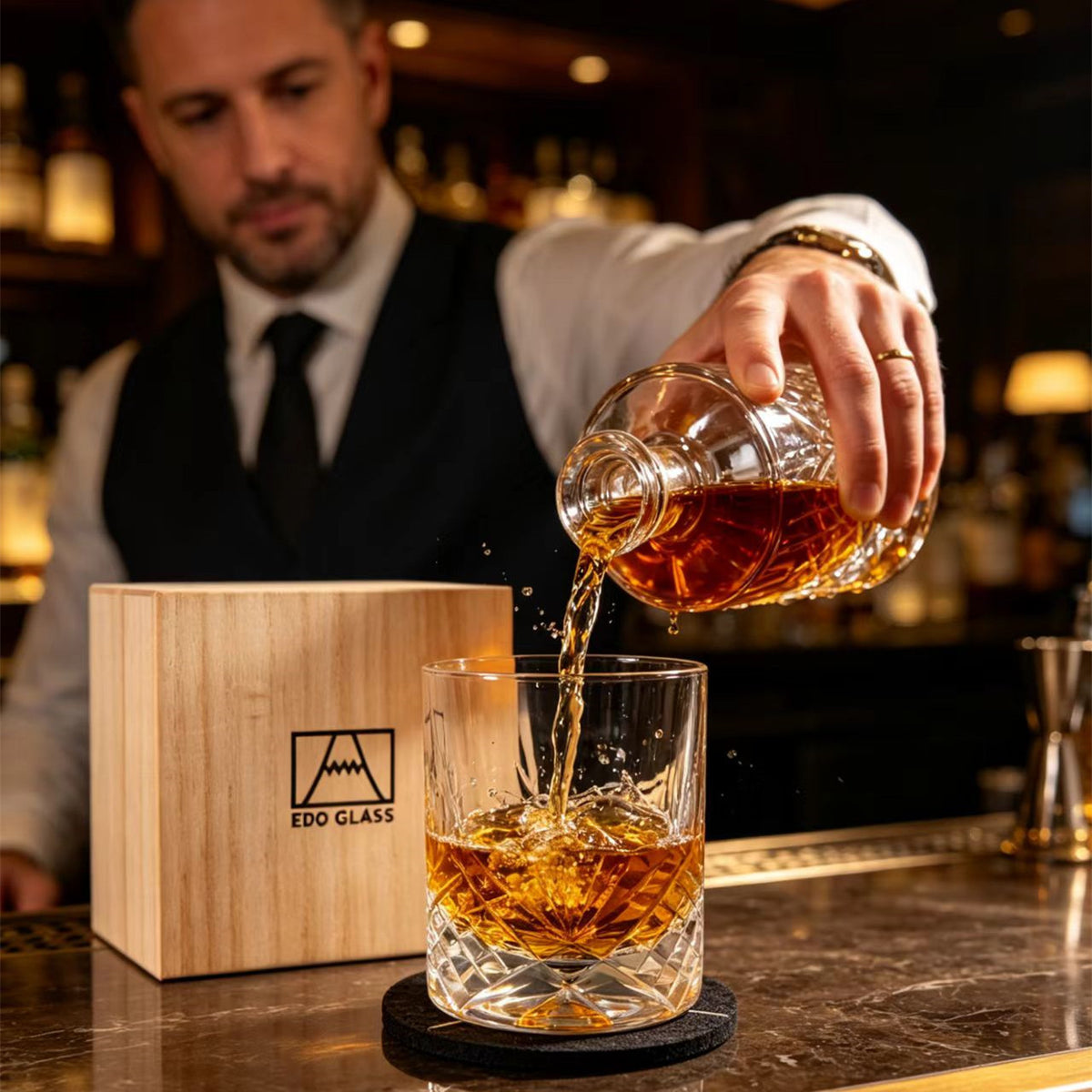 Kosen - Handmade Japanese EDO Whiskey Glass