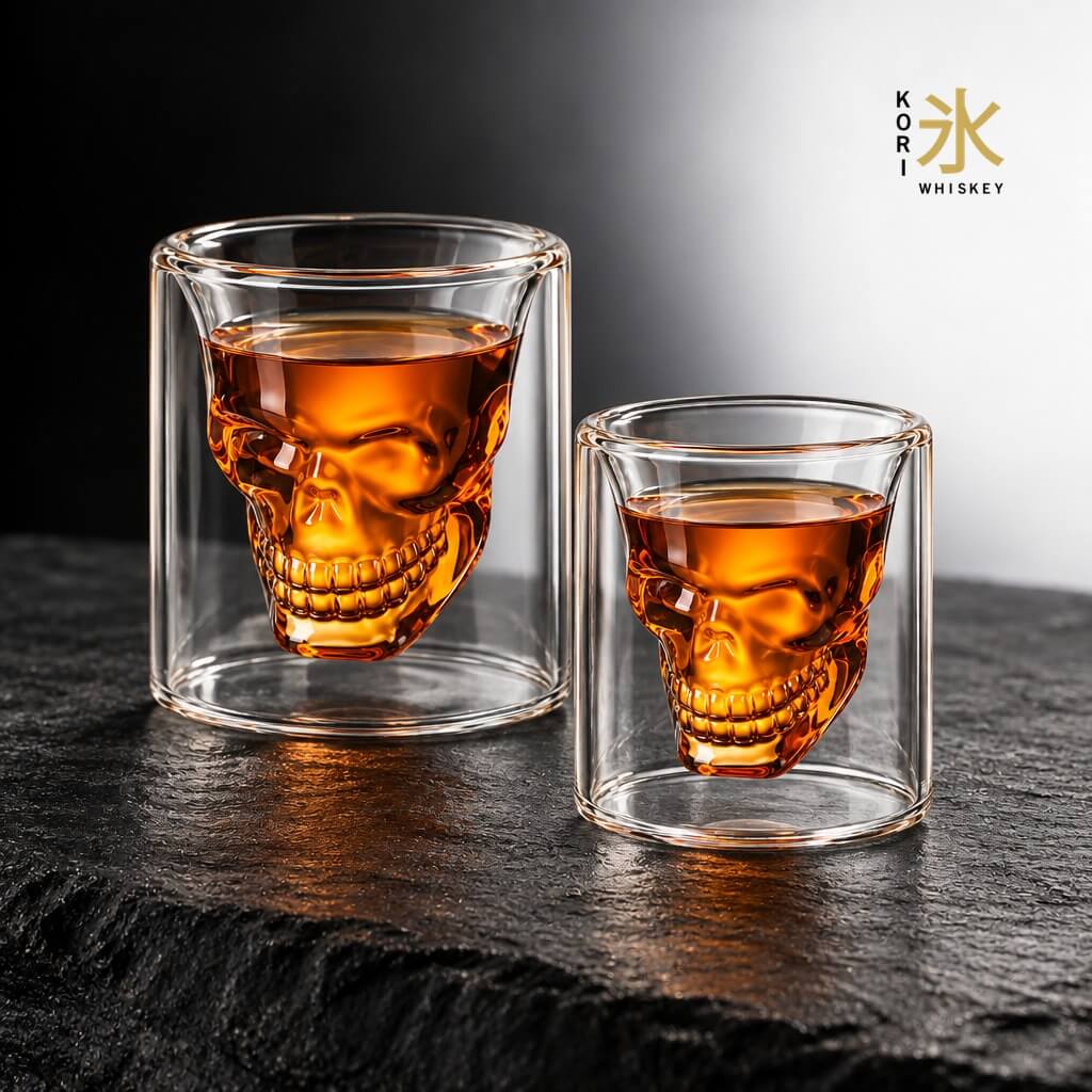 Skeleton – Double Layered Whiskey Glass
