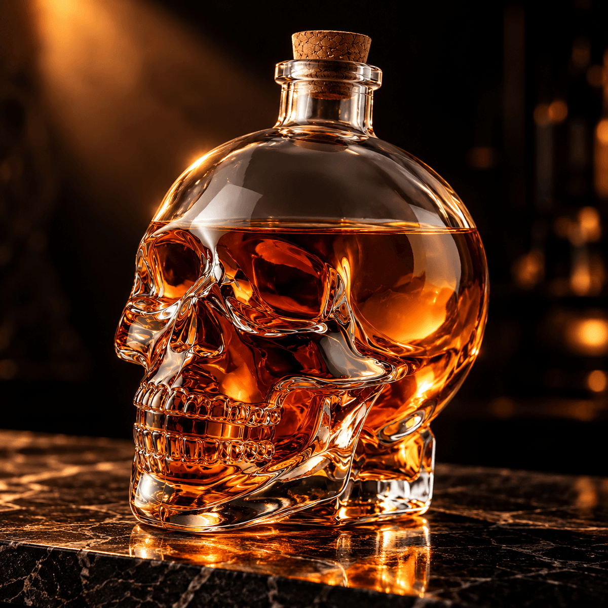 Skull Decanter – Double Layered Whiskey Glass
