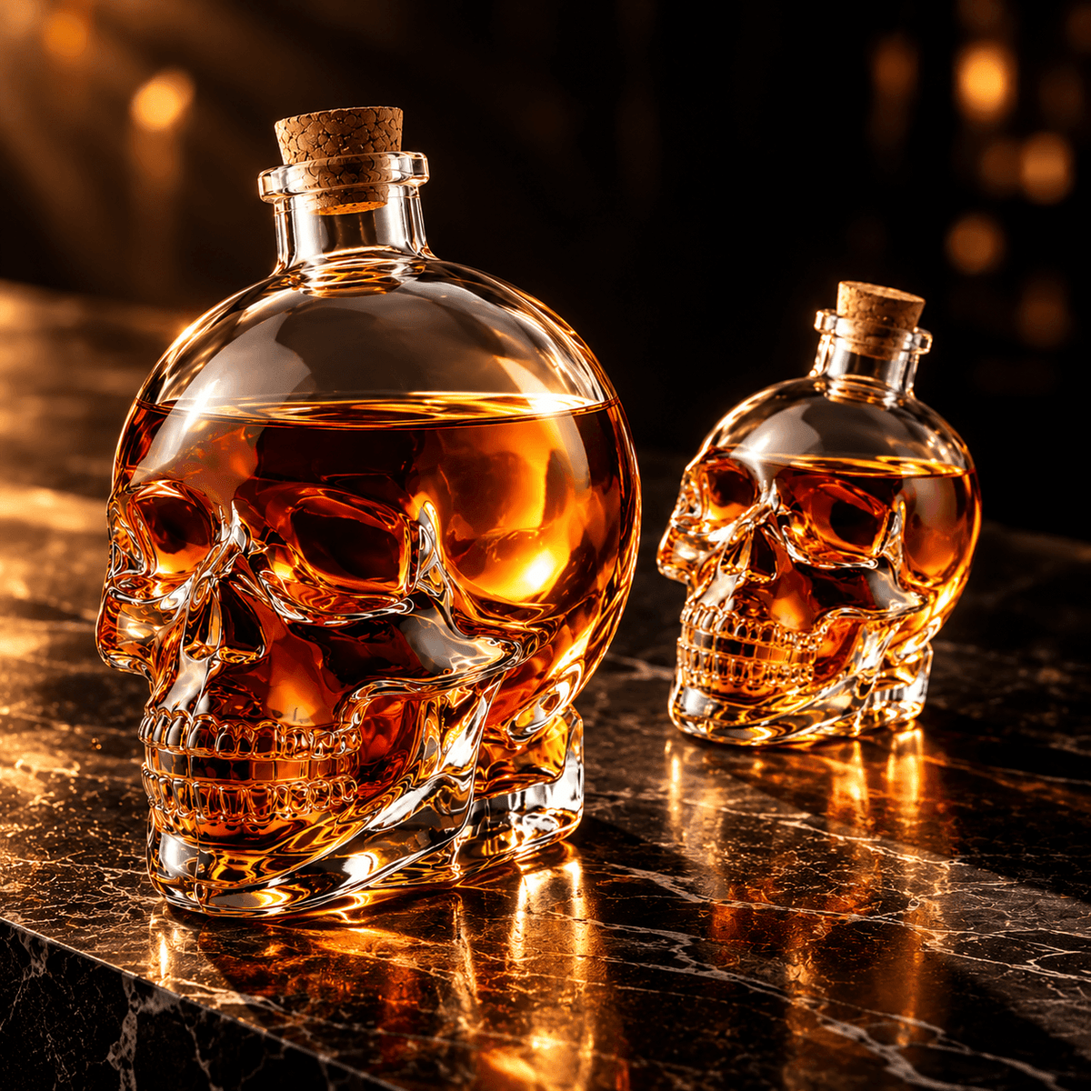Skull Decanter – Double Layered Whiskey Glass