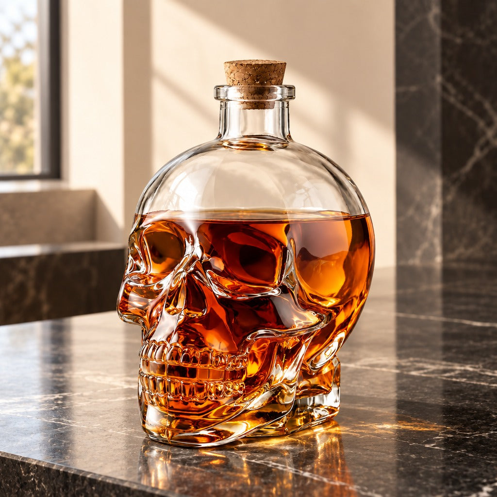 Skull Decanter – Double Layered Whiskey Glass