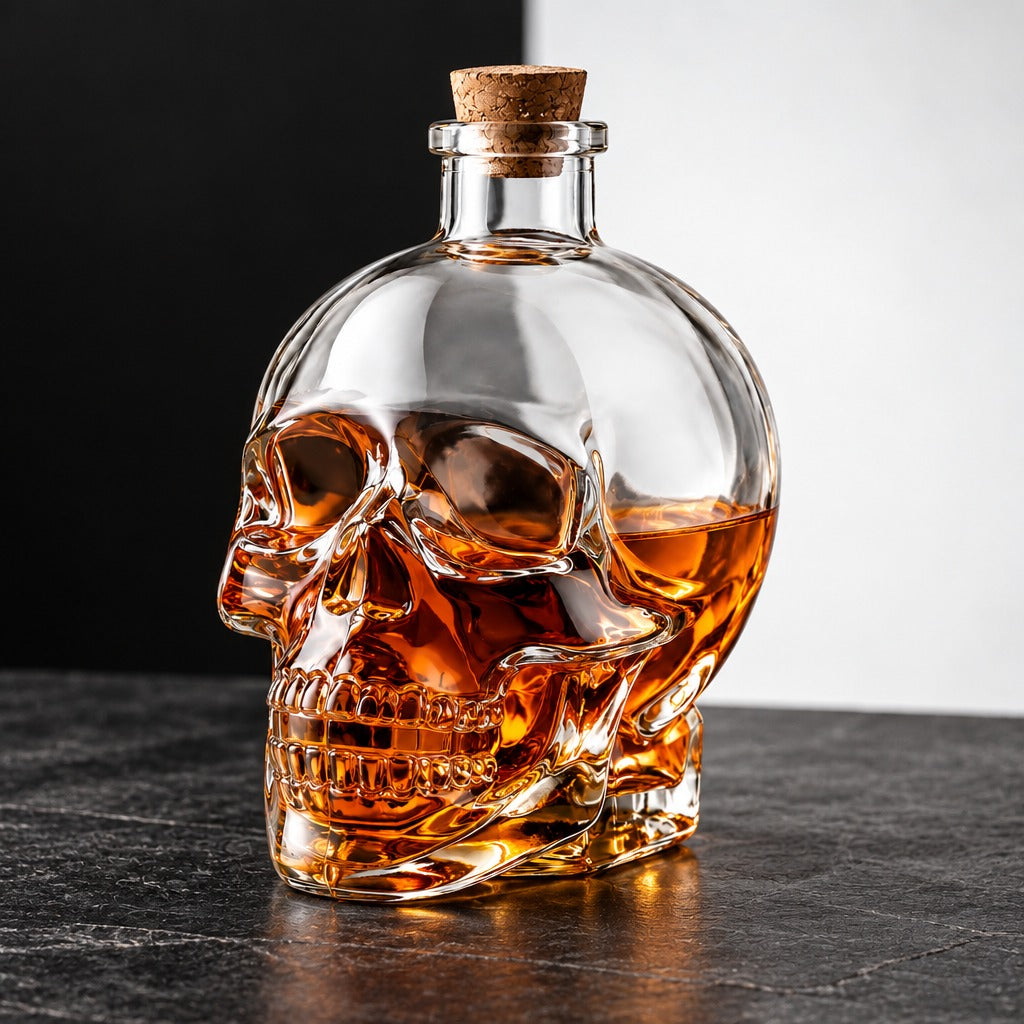 Skull Decanter – Double Layered Whiskey Glass