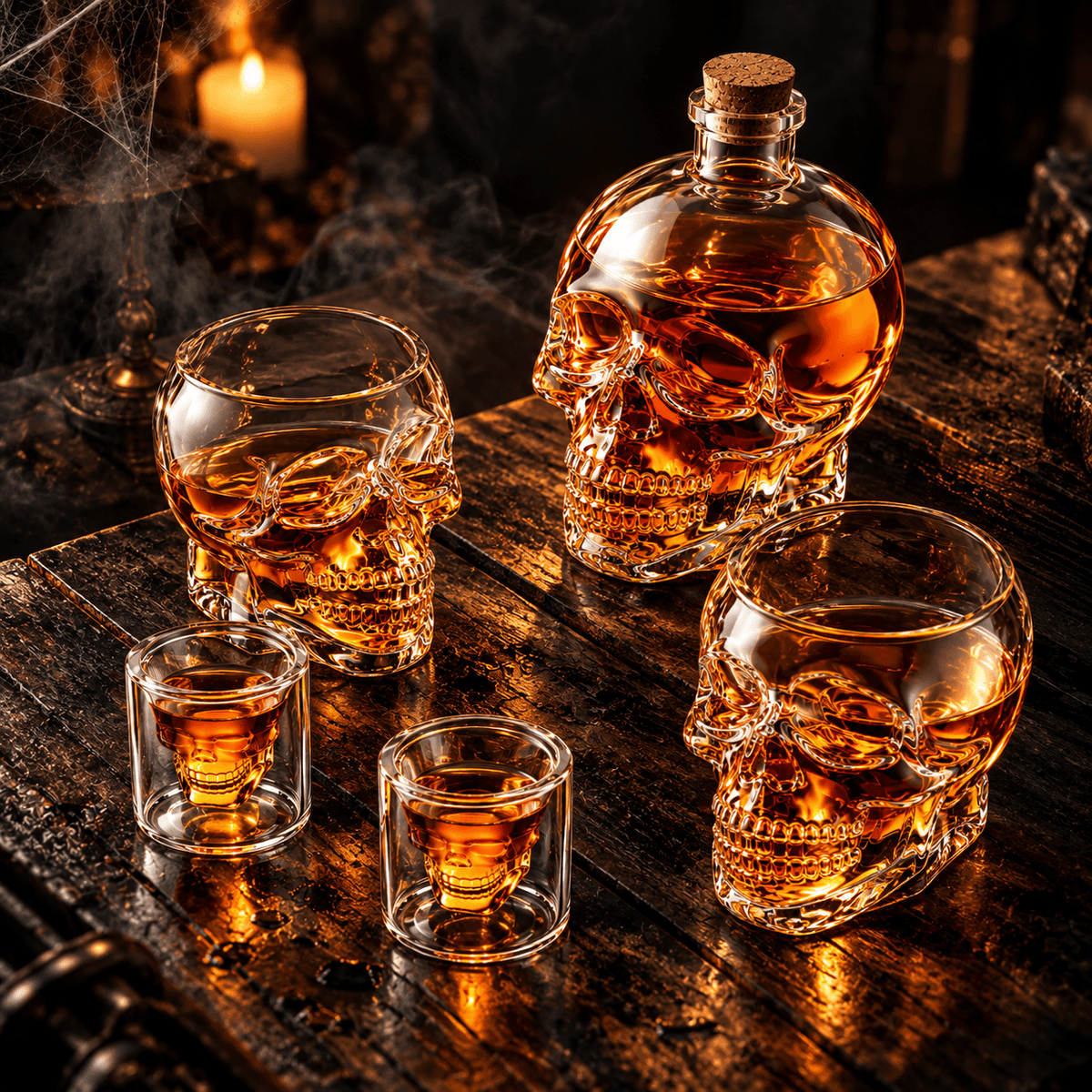 Skull Set – Double Layered Whiskey Glass