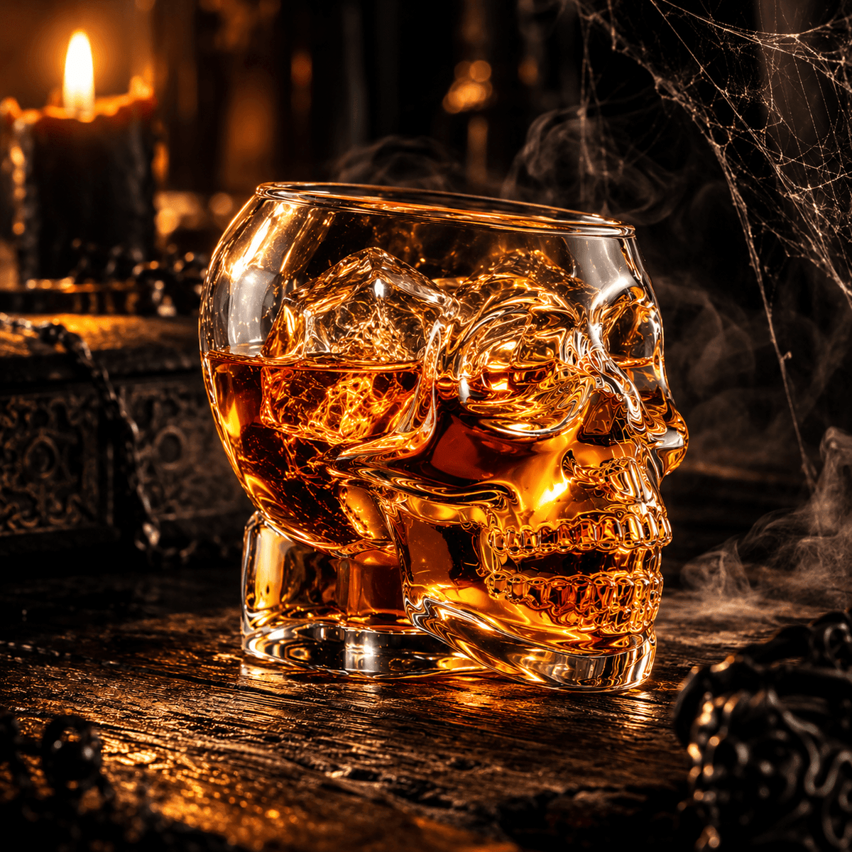 Skull - Handmade Japanese EDO Whiskey Glass