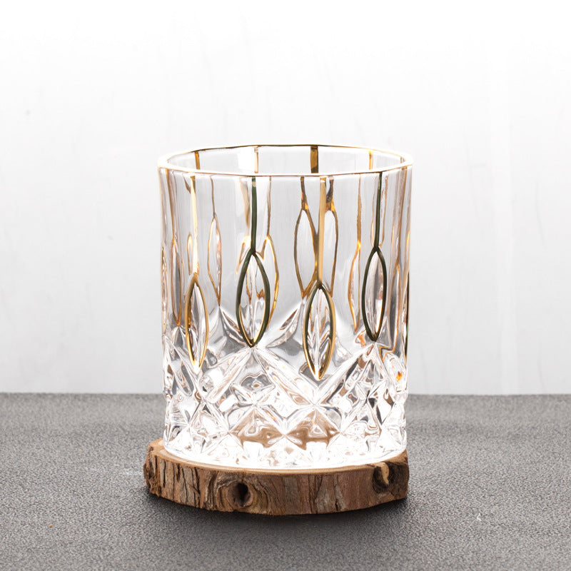 Golden Whiskey Tumblers