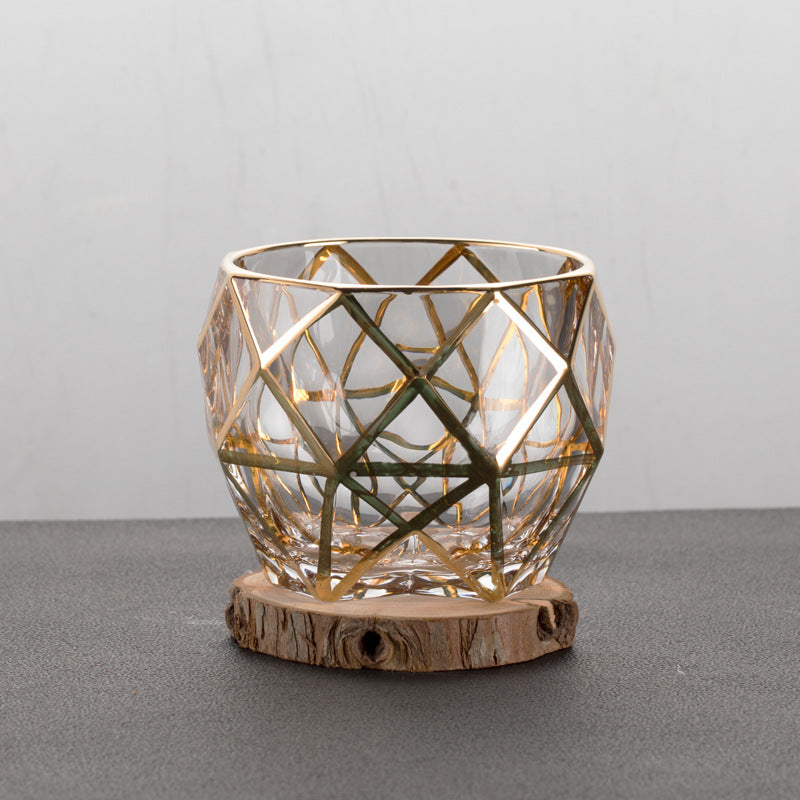 Golden Whiskey Tumblers