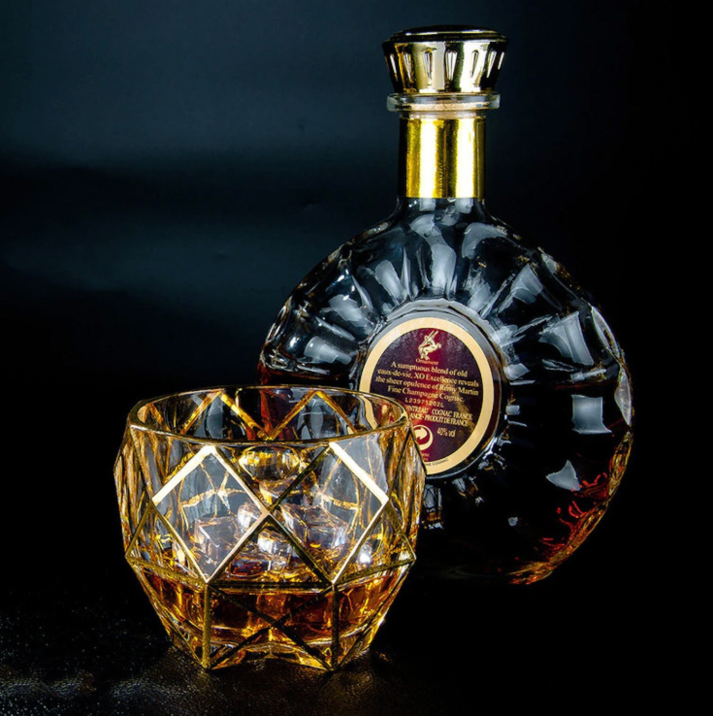 Golden Whiskey Tumblers