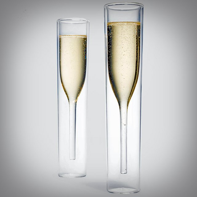 Double-Walled Champagne Flute