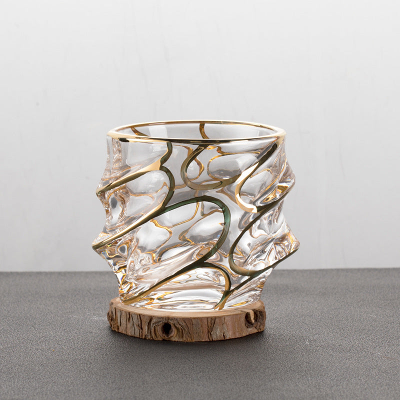 Golden Whiskey Tumblers