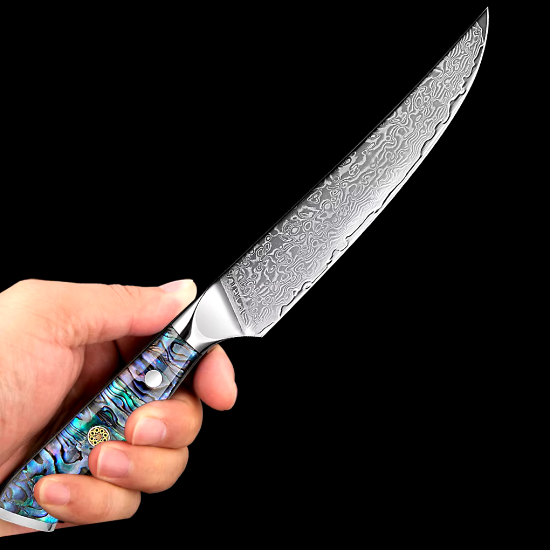 Hikari (光) - Japanese Damascus 6 inch Utility Knife