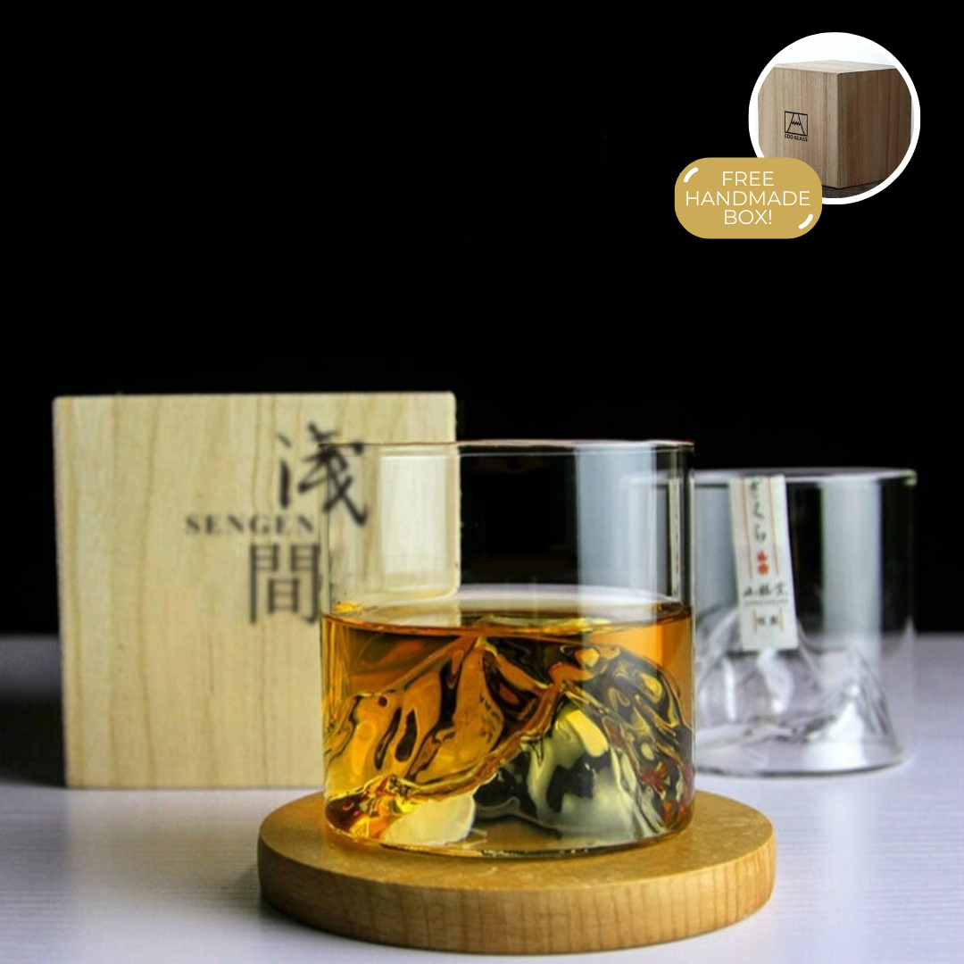 Fuji Whiskey Glass - Handmade Japanese Crystal Whisky Glasses – Kori Whiskey