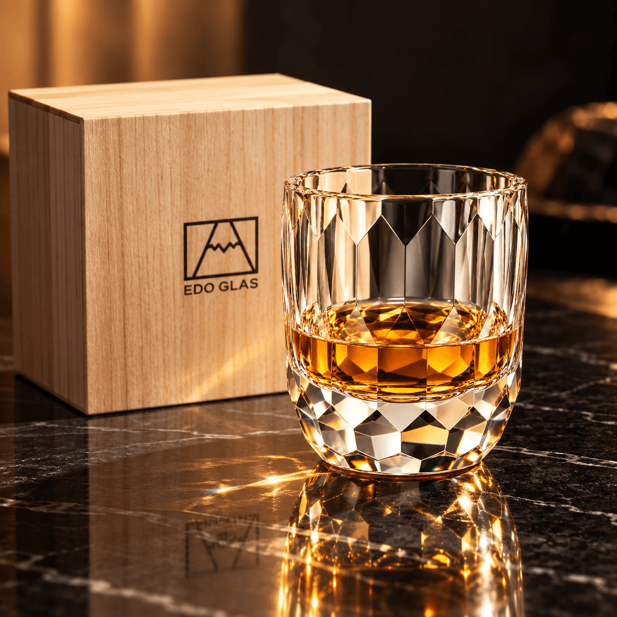 Kessho - Handmade Japanese EDO Whiskey Glass