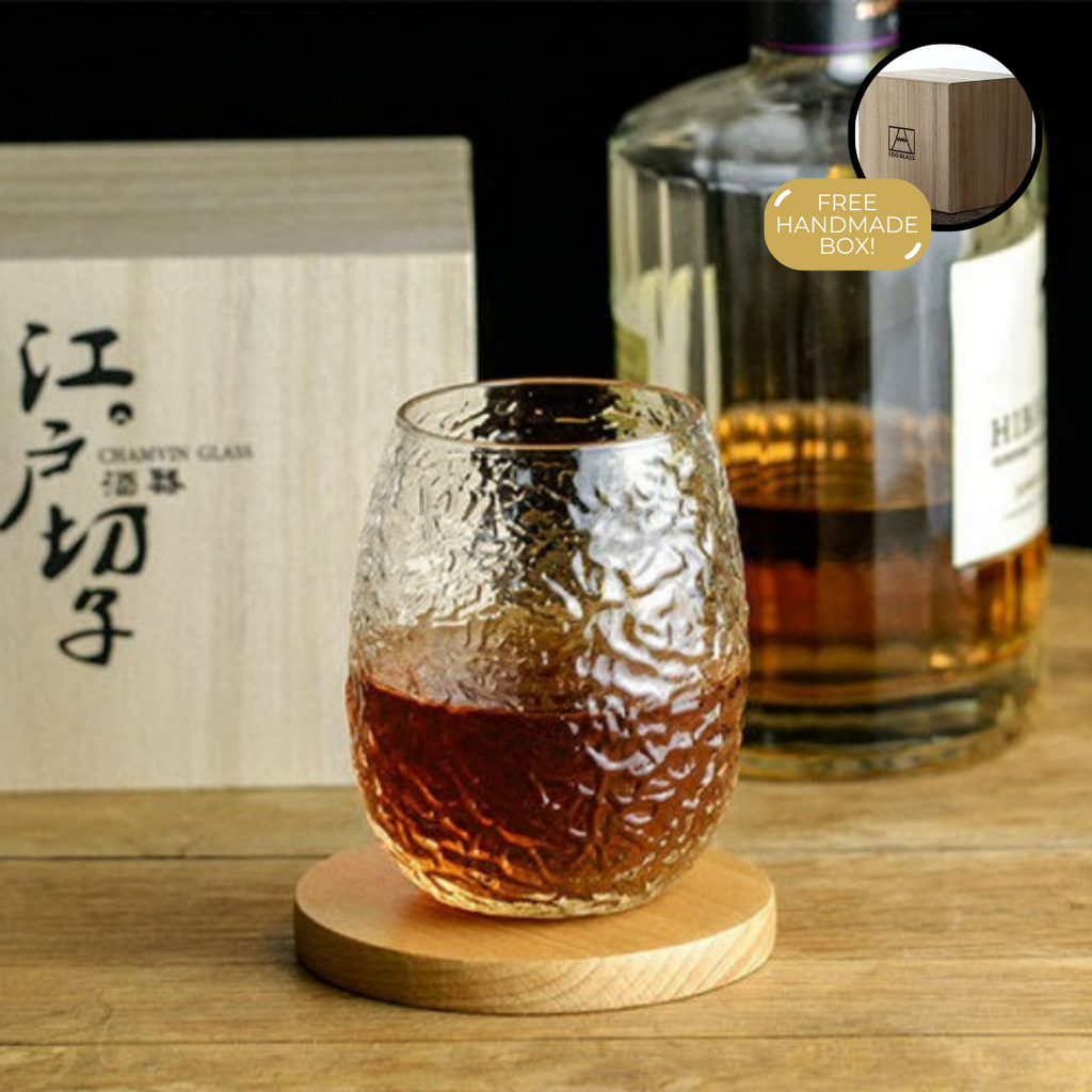 Japanese Hammered Spirits Glass