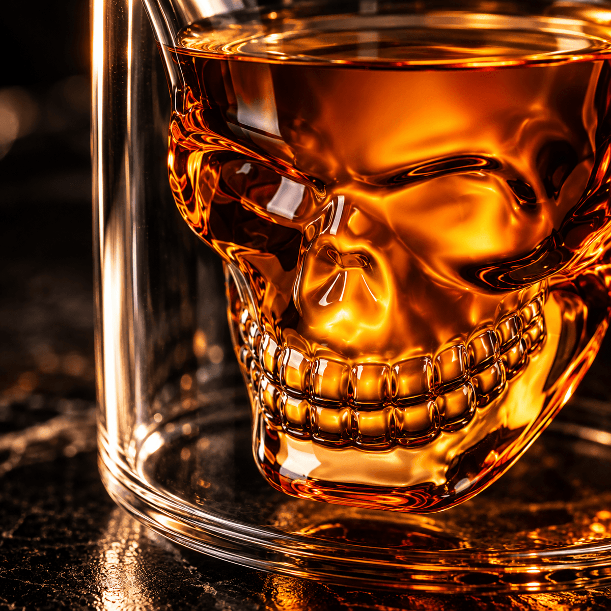 Skeleton – Double Layered Whiskey Glass