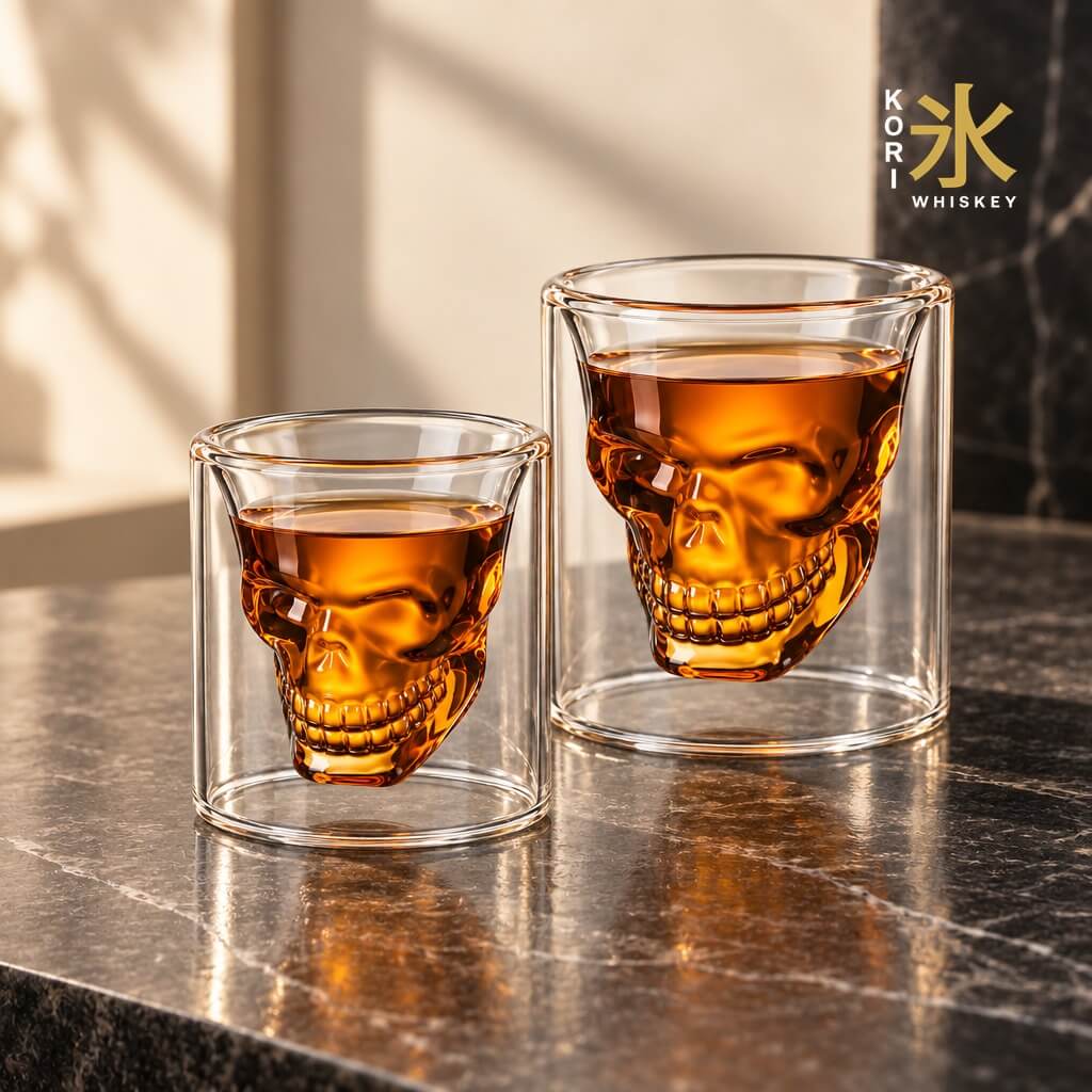 Skeleton – Double Layered Whiskey Glass