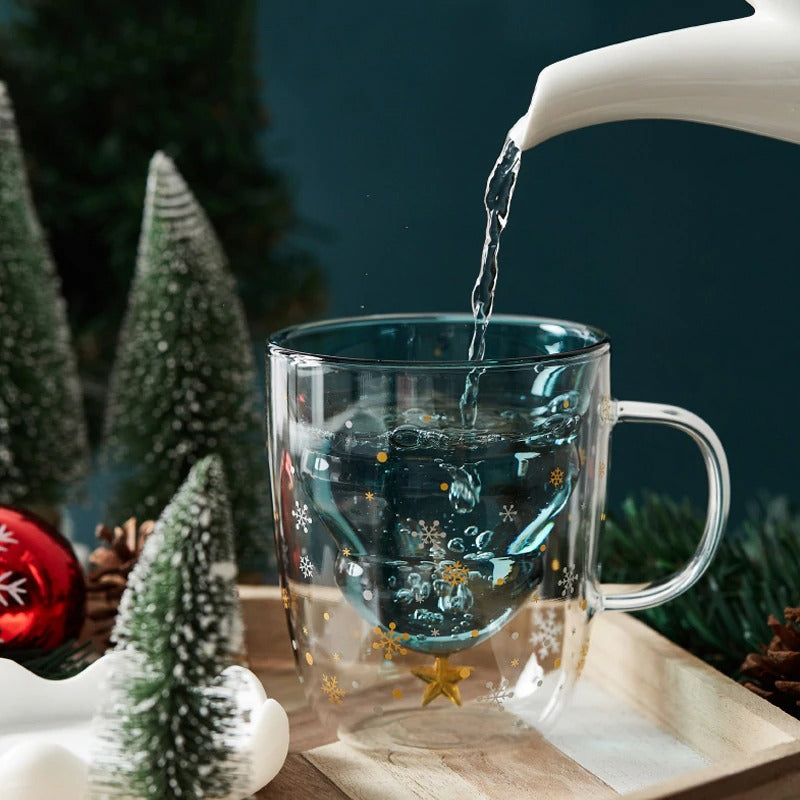 Natale Double-Walled Christmas Mug