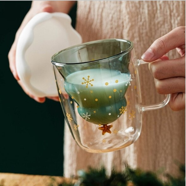 Natale Double-Walled Christmas Mug